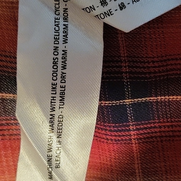 Nwot Ariat Real Plaid Button-up Side Buttons Womens Tunic Style Shirt Size Large - Picture 10 of 11